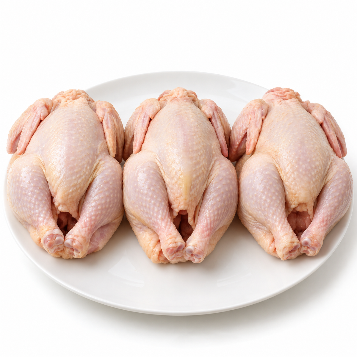 3 Medium Chickens — AI-generated representative image