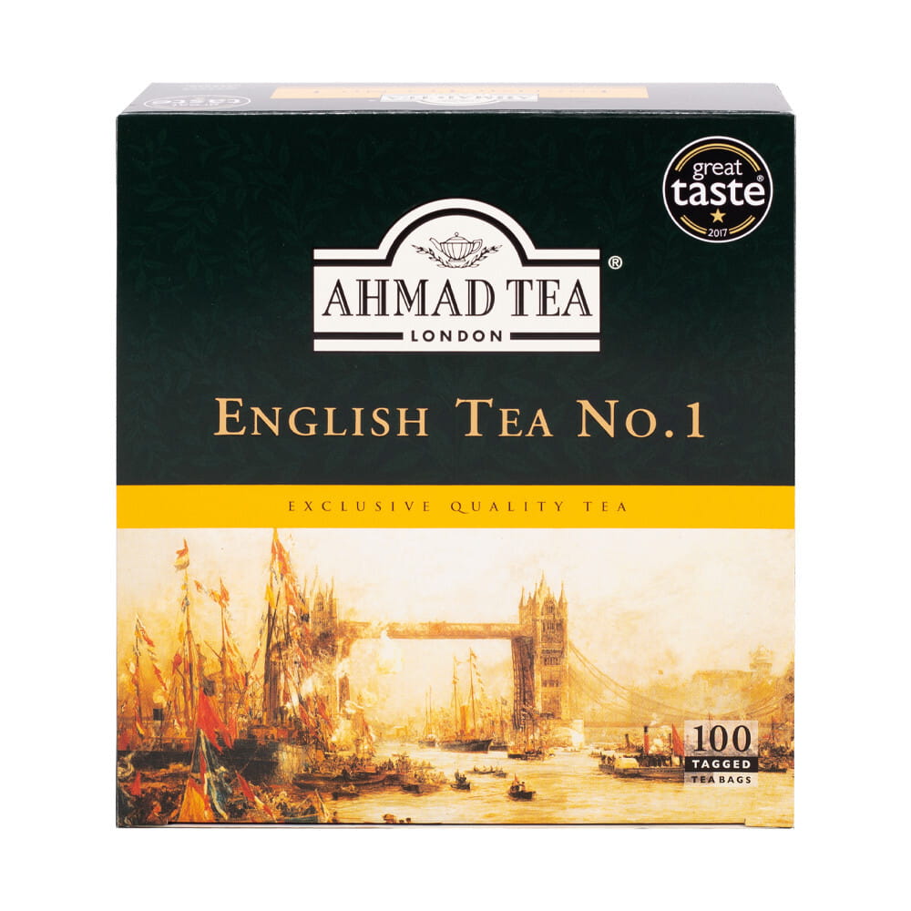 Ahmad Tea English Tea No.1 100 Tagged Teabags