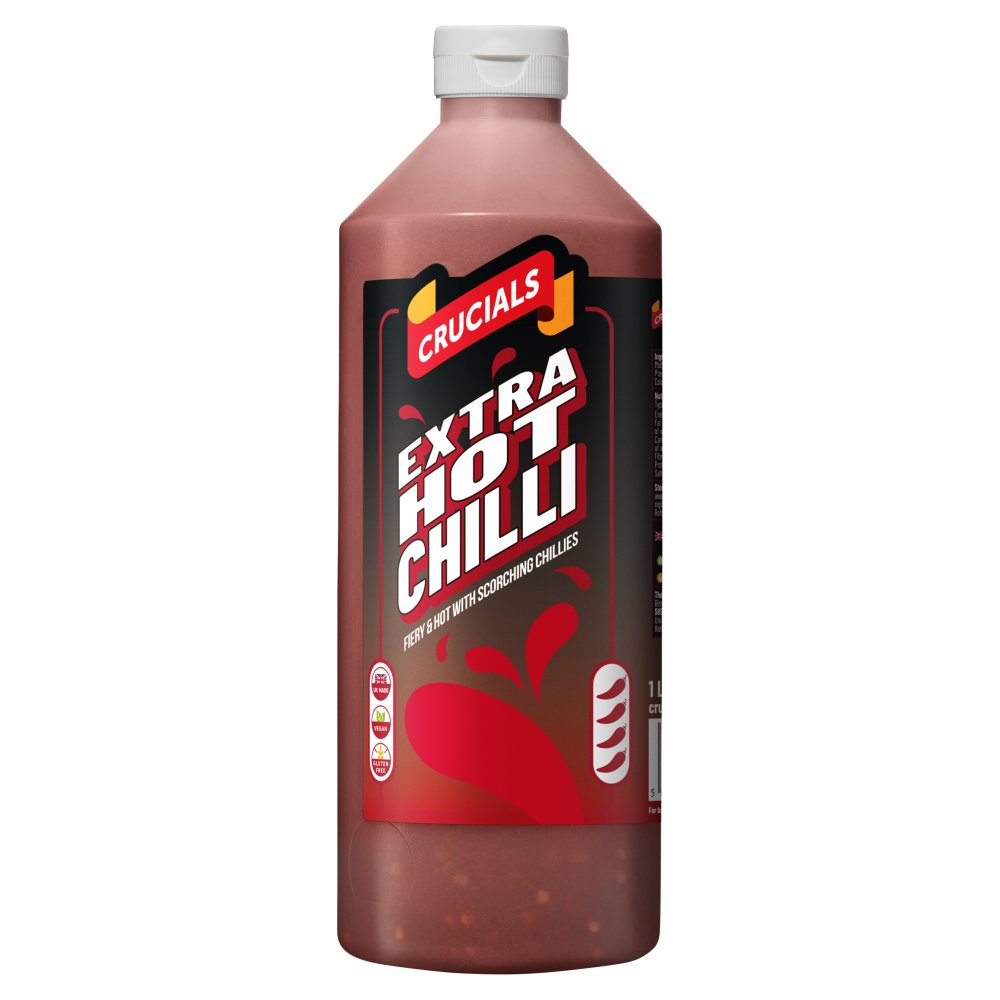 Crucials Extra Hot Chilli Sauce 1L