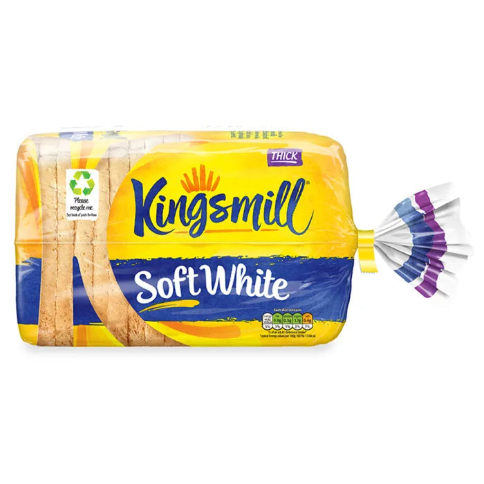 Kingsmill Soft White Thick Bread 800g