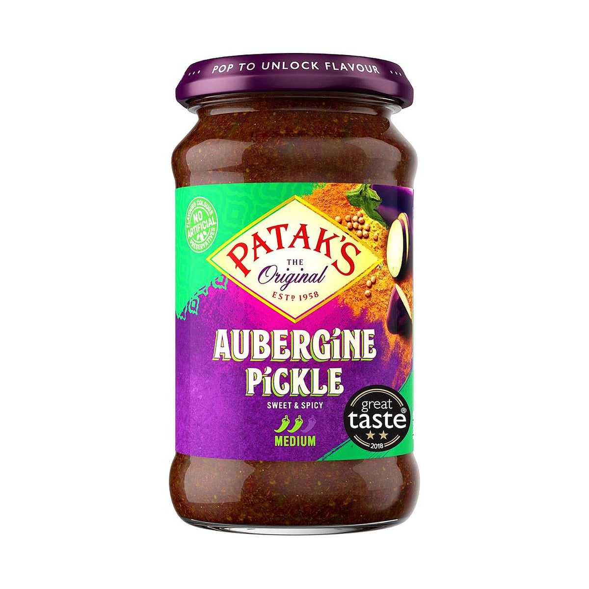 Patak's Aubergine Pickle 312g