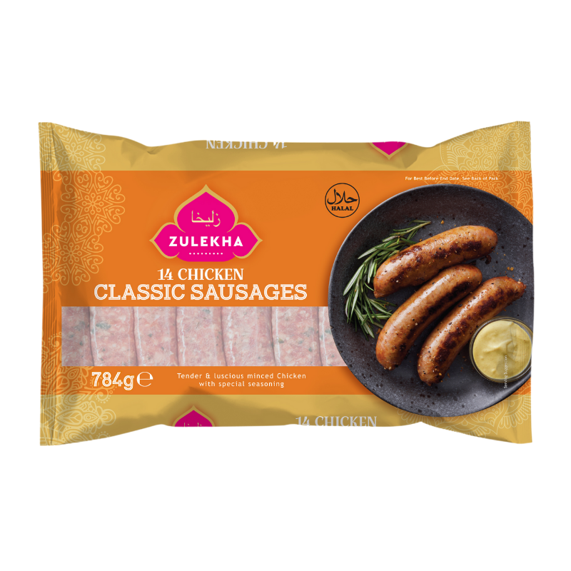classic chicken sausages 14pcs